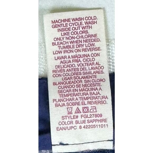 Faded Glory Size 8 Blue Eyelet Shorts - Picture 4 of 7